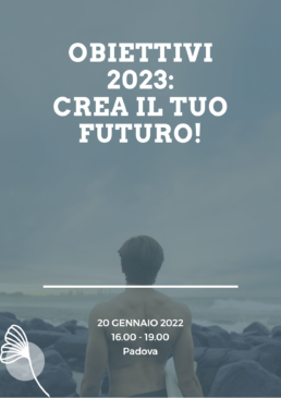 locandina seminario obiettivi 2023: crea il tuo futuro
